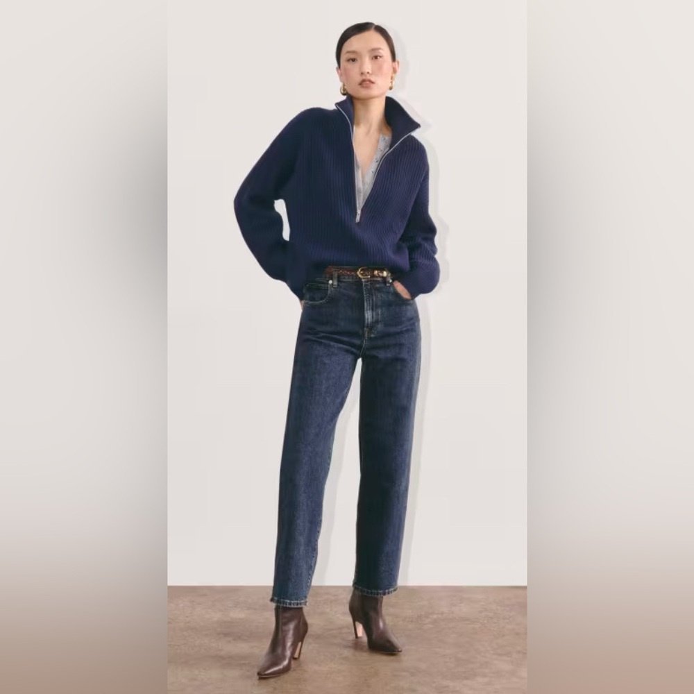Everlane The Way-High Jean in Vintage Indigo, Size 32 Long